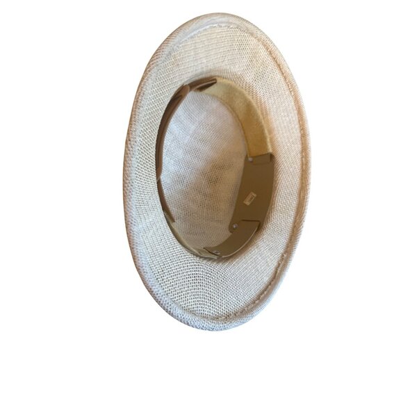 Vintage Brookstone Safari Pith Mesh Expedition Hat USA Made Breathable - Picture 4 of 7